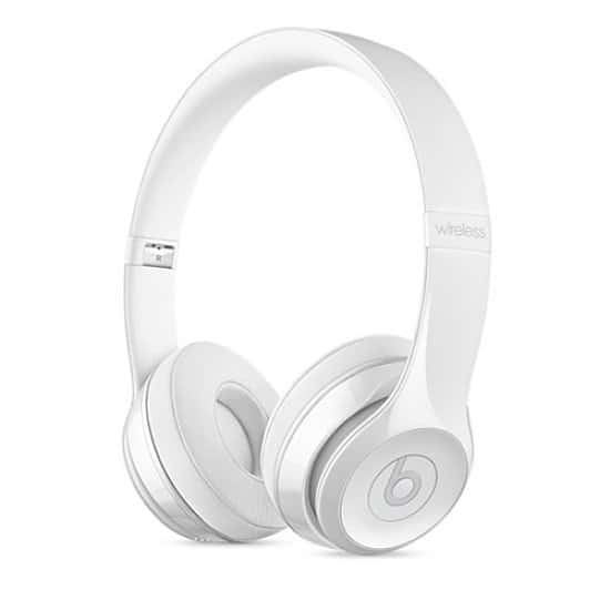 ELECTRONICS SALE - Beats Solo 3 Wireless Gloss White Headphones!
