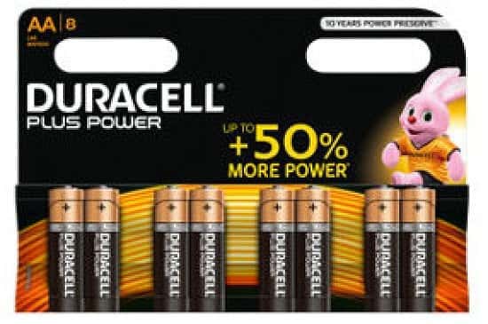 Save £2.00 - Hover to zoom Duracell Plus Power Alkaline AA Batteries