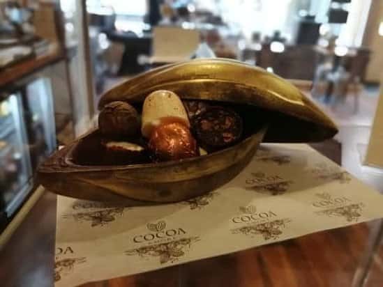 Our handmade filled cocoa pods are a true work of art