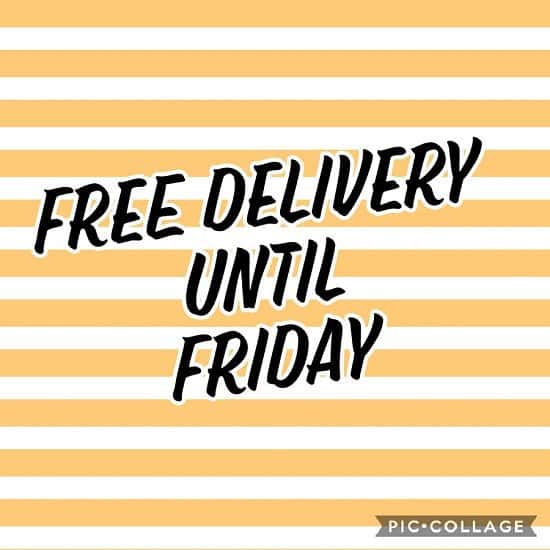 WHAT!!!!! FREE DELIVERY ON ALL ORDERS OVER £45
