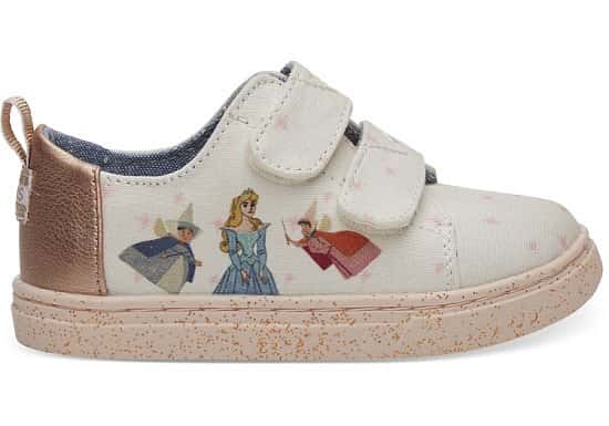 Disney X TOMS Pink Fairy Godmother Tiny TOMS Lenny Sneakers - £36.00!