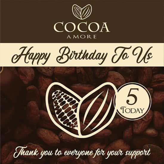 Happy Birthday To Us... We're 5 years old today