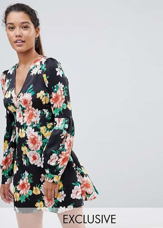 Save on this PrettyLittleThing Floral Print Dress