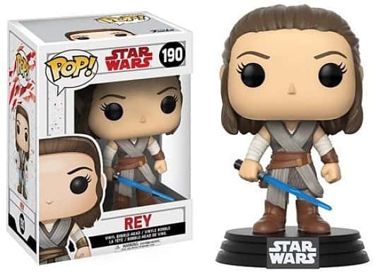 Save on this Pop Vinyl Star Wars Episode 8 The Last Jedi: Rey