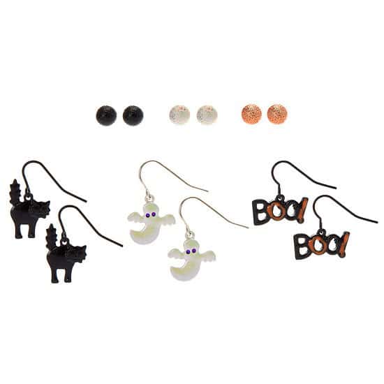 Save on these Halloween Earrings Set - 6 Pack