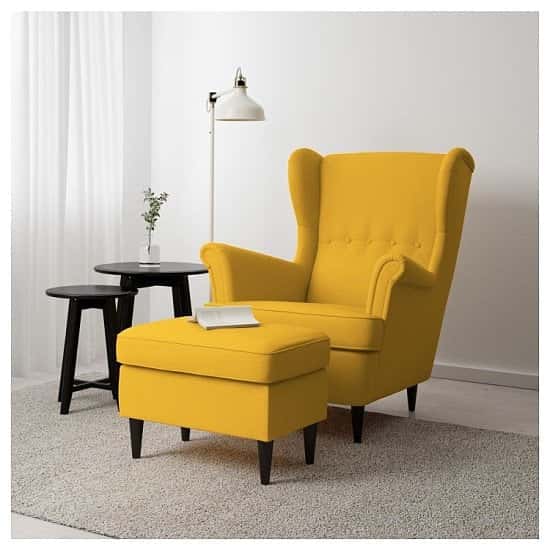 Strandmon footstool with storage new arrivals