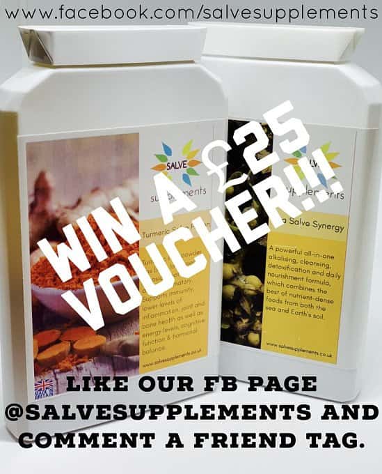 Win a £25 voucher from Salve Supplements