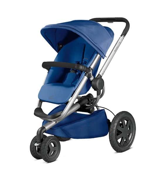 SAVE a Whopping £200.00 - Quinny Buzz Xtra Silver Frame Pushchair - Blue Base!