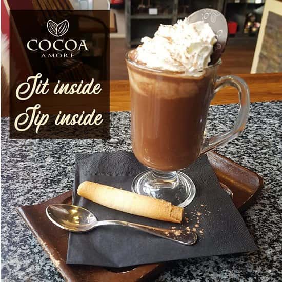 Feeling the chill? Enjoy a smooth, warming cup of our delicious Sipping Chocolate Special