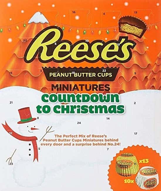 NEW - Reese's Peanut Butter Cups Miniatures Countdown to Christmas Advent Calendar: £5.00!