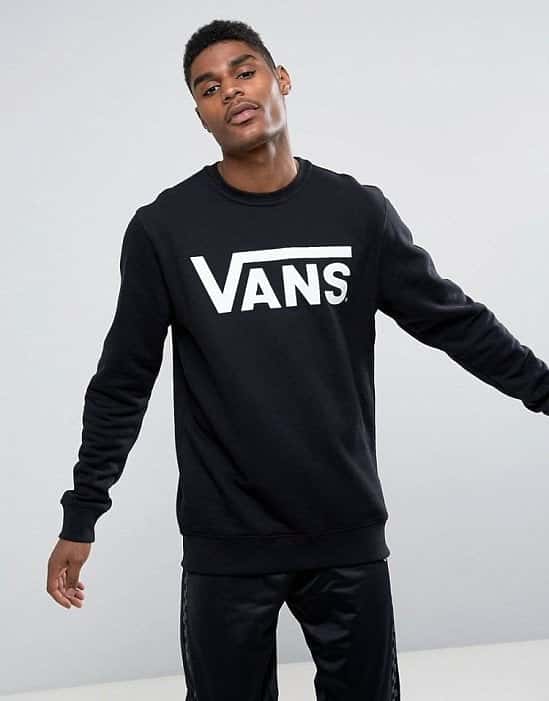 SALE, SAVE £11.00 - Vans Classic sweatshirt in black!