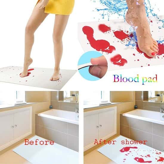 Colour Changing Blood Bath Mat