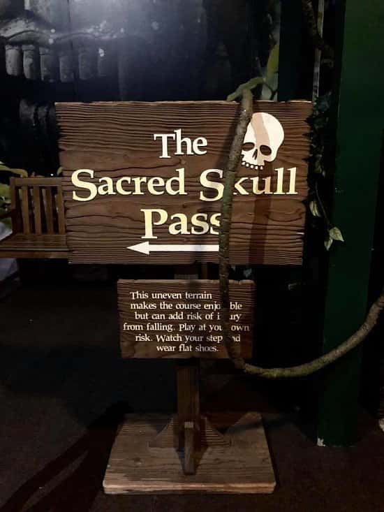 The Sacred Skull Pass course is closed for maintenance!