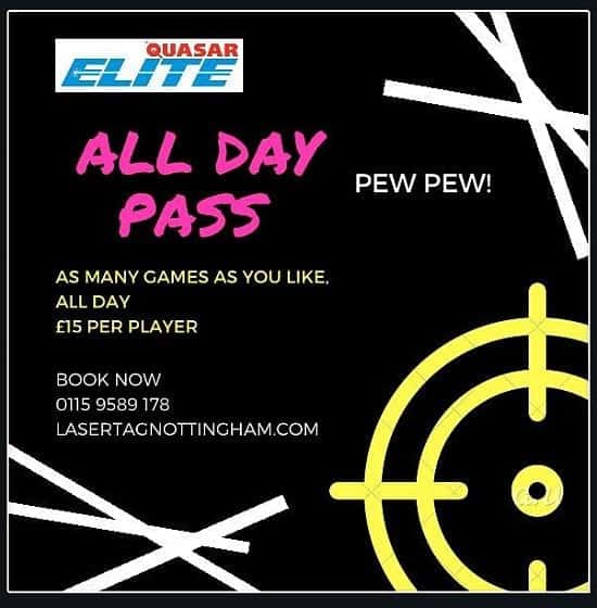 NEW DAY PASS - £15.00 All-Day!