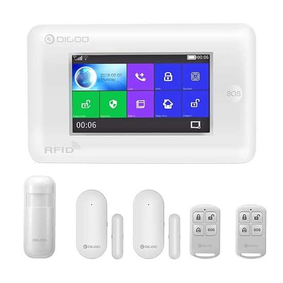 BLACK FRIDAY 50% OFF!!  Digoo Touch Screen Smart Home Security Alarm System