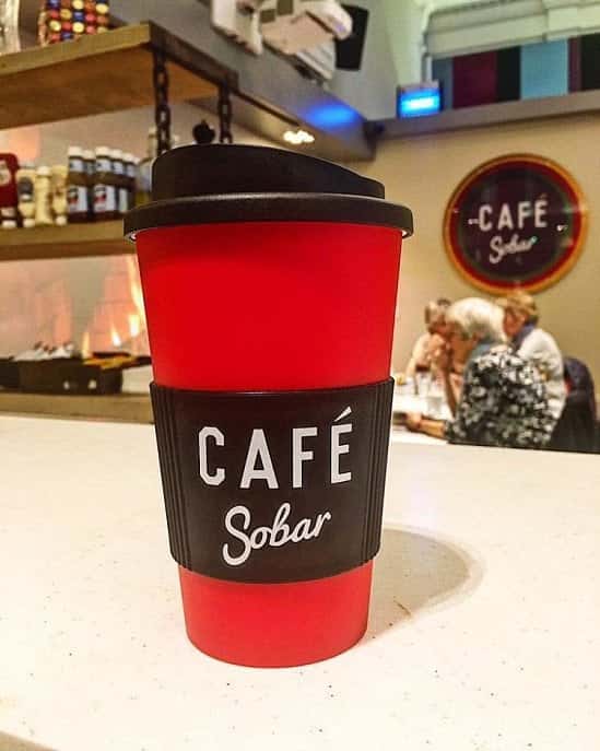 CAFE SOBAR REUSABLE CUPS NOW IN FULL SWING!