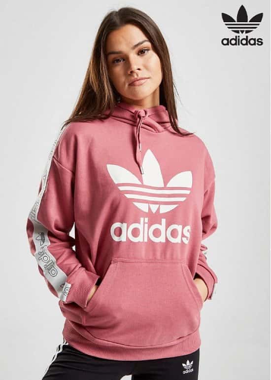 Adidas originals tape 2025 overhead hoodie womens