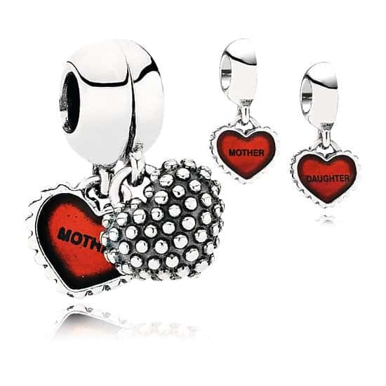 BRILLIANT GIFT IDEAS - MOTHER & DAUGHTER PENDANT CHARM 30% OFF!