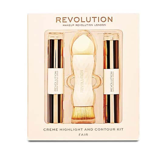 PERFECT FOR STOCKING FILLERS - SAVE 70%: Revolution Crème Highlight and Contour Kit!
