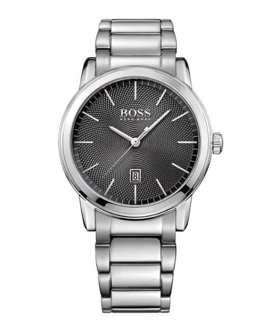 Save- Hugo Boss Classic men's black dial stainless steel watch