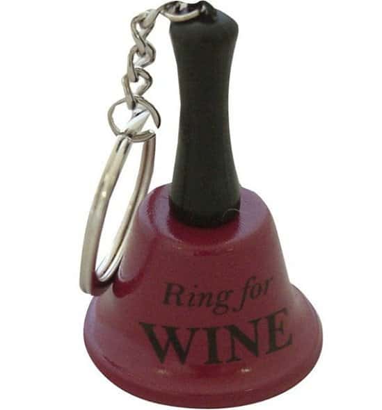 #MondayMadness - WIN - Ring For Wine Bell Keychain