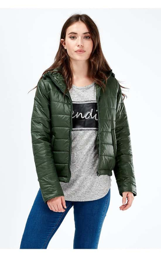 SAVE- HOODED PUFFA JACKET