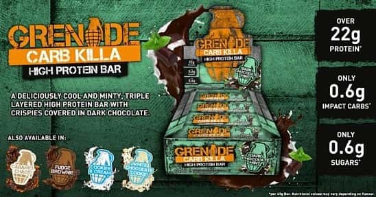 Grenade Carb Killa Bars - ONLY £20 a BOX!