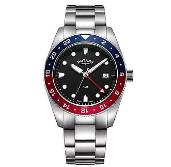 Save- Rotary Men's Stainless Steel Bracelet Watch