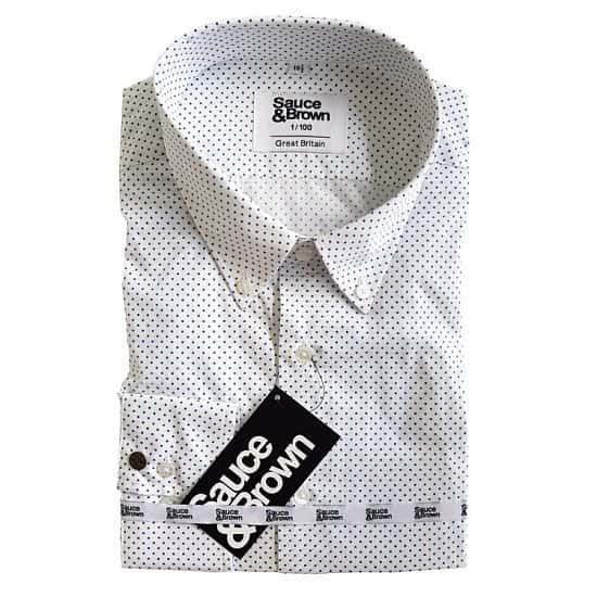 Sometimes its just a simple spot shirt which you need to complement your suit.
