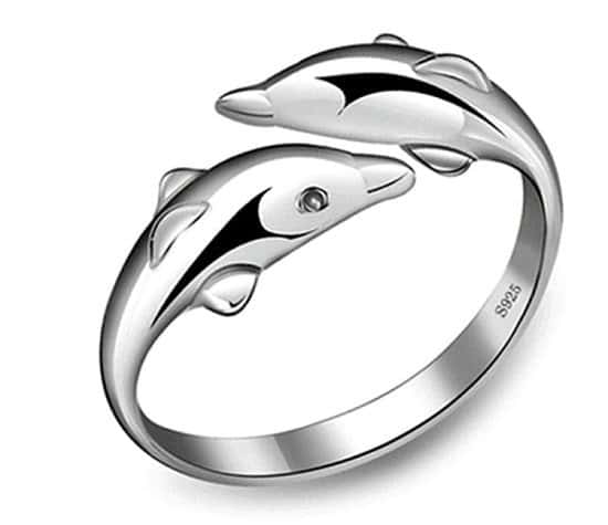 WIN – Silver Dolphin ring