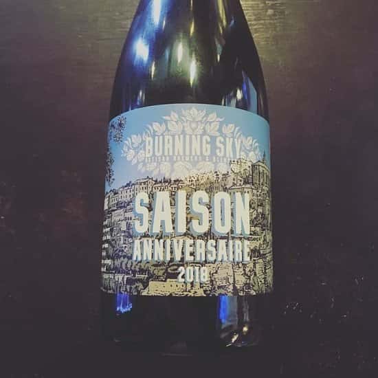 Saison Anniversaire 2018 just in from Burning Sky Brewery