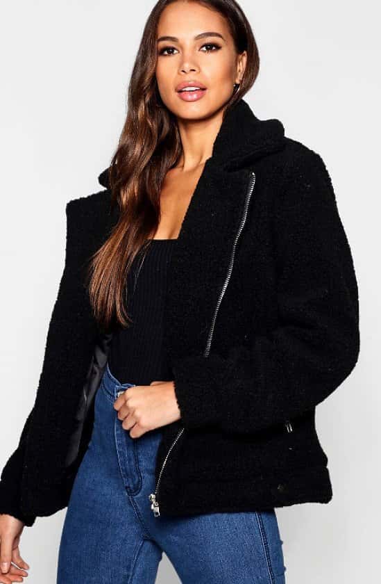 UP TO 50% OFF WOMEN'S CLOTHING - Tall Teddy Faux Fur Aviator!
