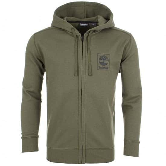 SALE, GET UP TO 50% OFF MEN'S CLOTHING - TIMBERLAND Full Zip Back Logo Hoodie!