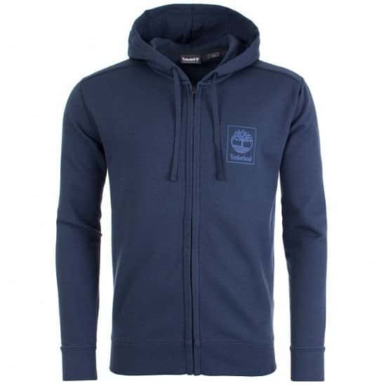 SALE, GET UP TO 50% OFF MEN'S CLOTHING - TIMBERLAND Full Zip Back Logo Hoodie!