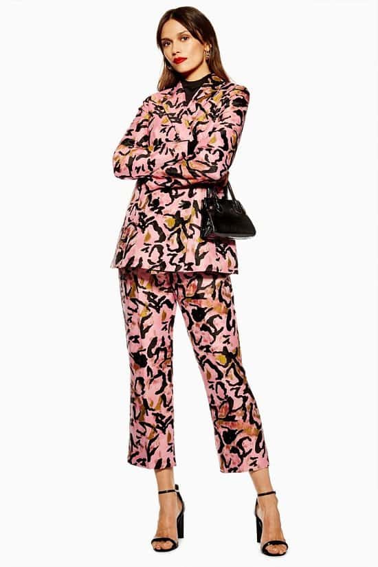 SALE, GET £29.00 OFF - Animal Jacquard Trousers!