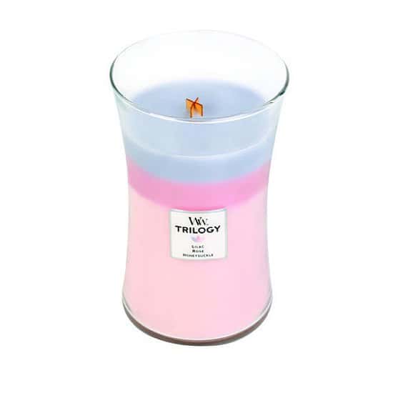 SAVE 26%, PERFECT FOR VALENTINES DAY - WoodWick Botanical Gardens Trilogy Large Jar Candle!