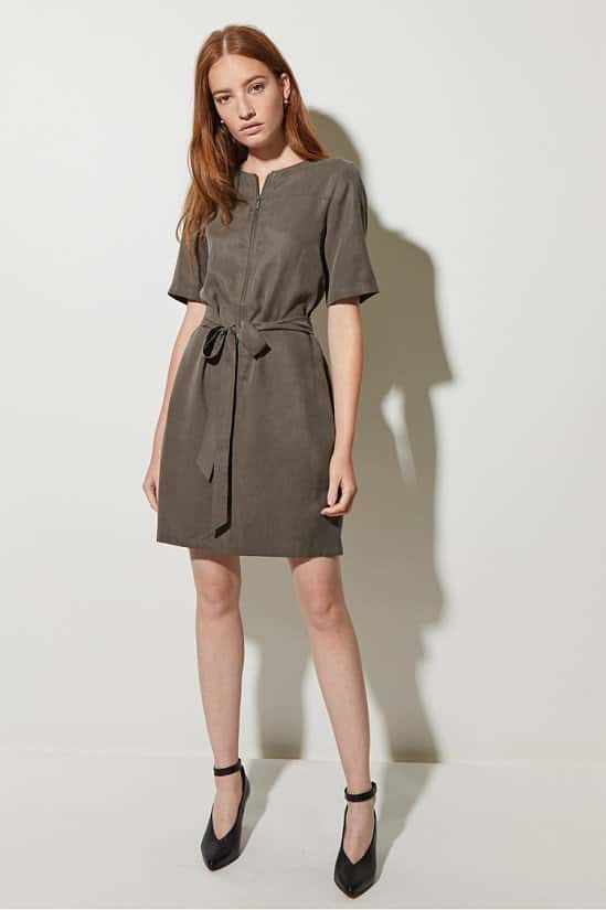 SALE, GET 50% OFF - Everyday Belted Mini Dress!
