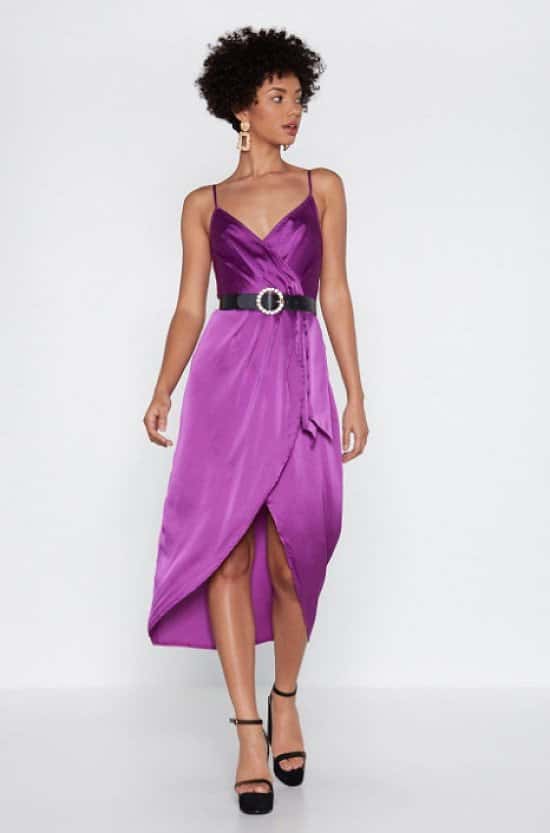 SALE, SAVE £25.00 - From Ruche With Love Satin Dress!