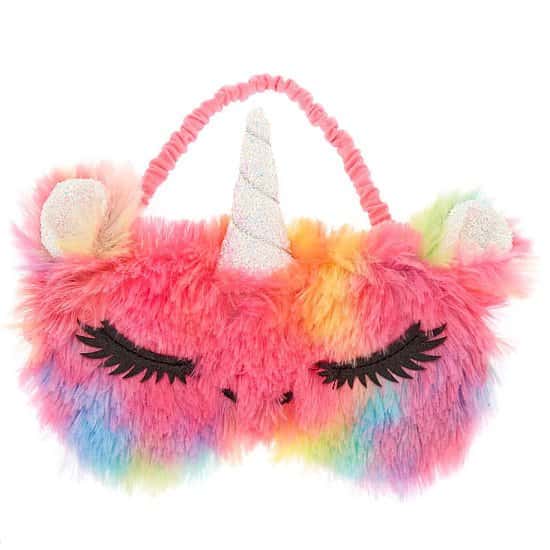 SALE - Furry Rainbow Unicorn Sleeping Mask!