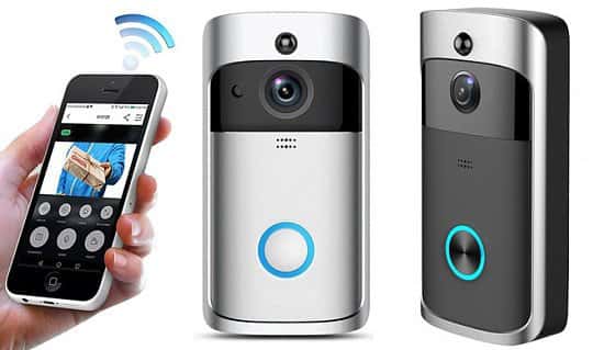 SAVE 84% - WiFi Security Video Doorbell - 2 Colours!