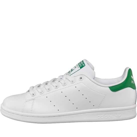 VALENTINES DAY GIFTING - adidas Originals Mens Stan Smith Trainers White/Green!