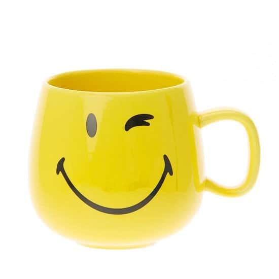SALE - Yellow Smiley World Face Mug!