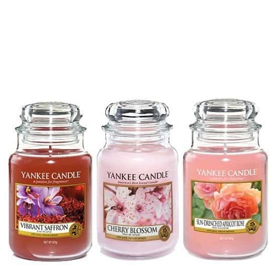 SALE - Yankee Candle 3 Large Jar Floral Collection!
