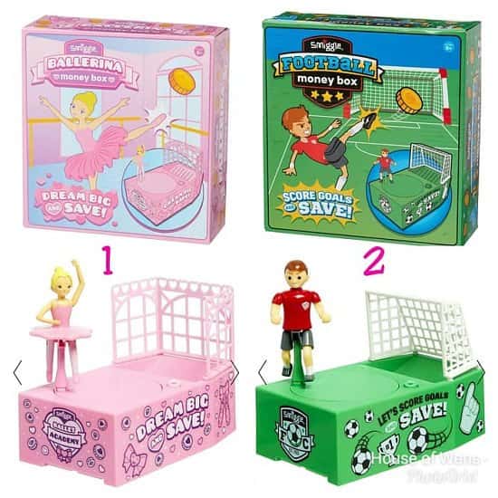 SALE - Ballet Or Footy Moneybox!
