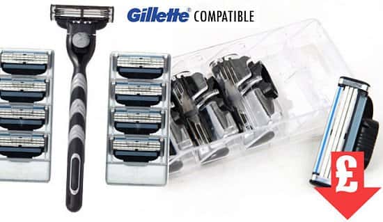 SALE - Eight Razor Blades Compatible with Gillette Mach3!