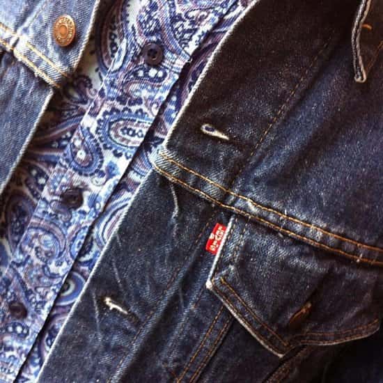 Levi's denim jackets (from £29.99) and a cord paisley shirt (£19.50) - a classic!