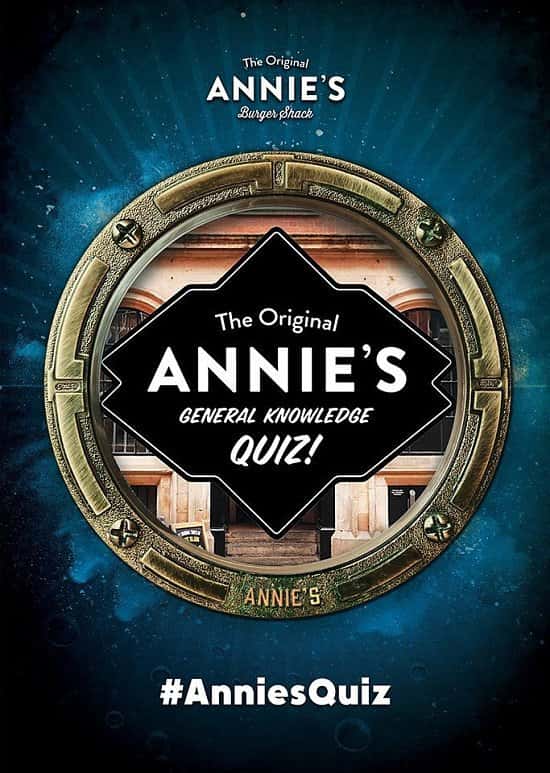 So for Annies Quiz on Tuesday 19th Feb we have a General Knowledge special!
