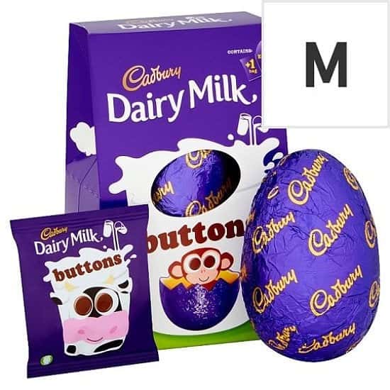 Save- Cadbury Dairy Milk Buttons Medium Easter Egg 128G