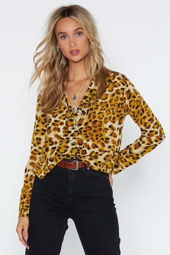 SALE - Any Minute Meow Leopard Shirt!