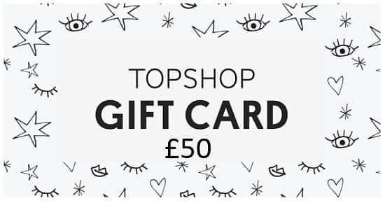 WIN a £50.00 Topshop Gift Card!